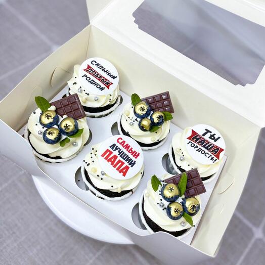 Капкейки для папы