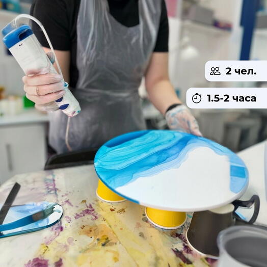 Визуальные образы. Рисование алкогольными чернилами