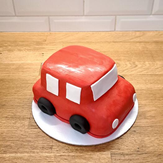 3D Торт в виде красной игрушечной машинки 1.5кг