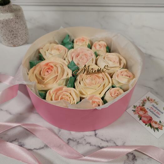 Зефирные цветы для мамы