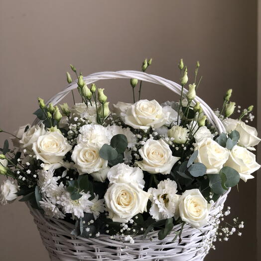 Белоснежная корзина