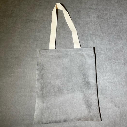 Классический серый шоппер ручной работы