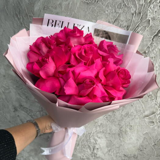 Bouquet with pink roses