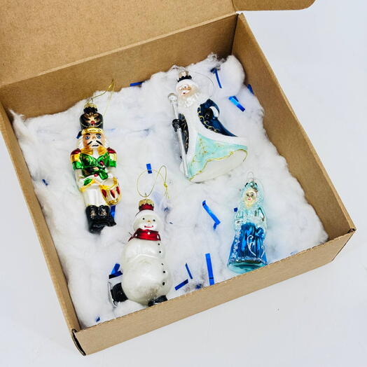 Елочные игрушки СССР в подарочном наборе