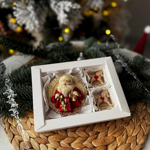 Конфеты из Бельгийского шоколада Дед Мороз с символом нового года