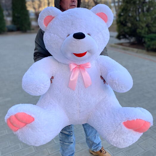 Мишка большой белый
