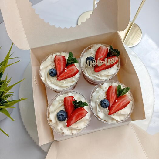 Трайфлы  Люблю 4 штуки