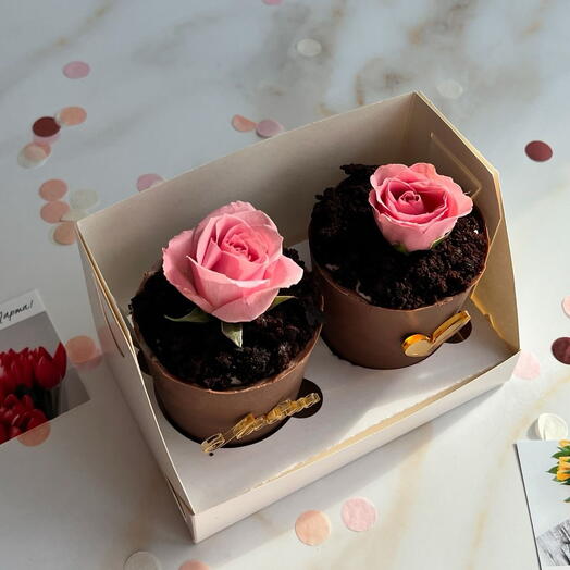 Трайфлы на 8 марта