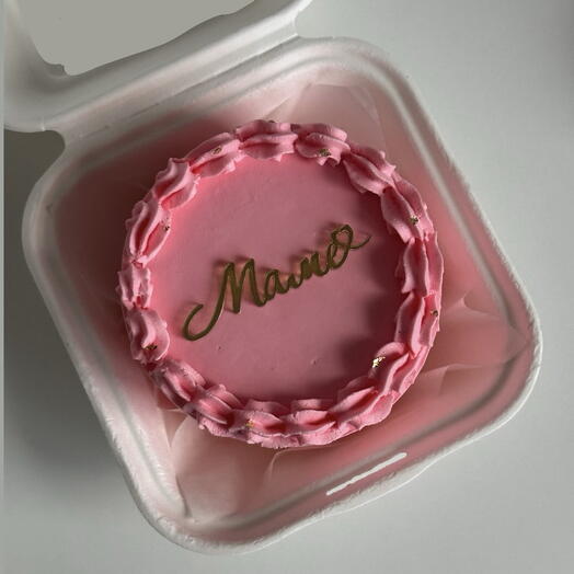 Бенто торт в подарок маме (без сахара)