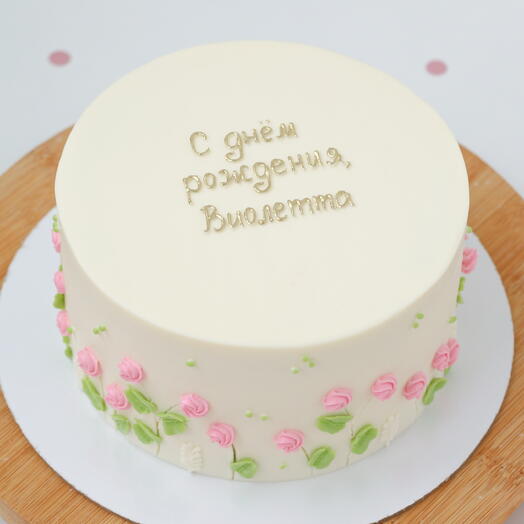 Торт цветы