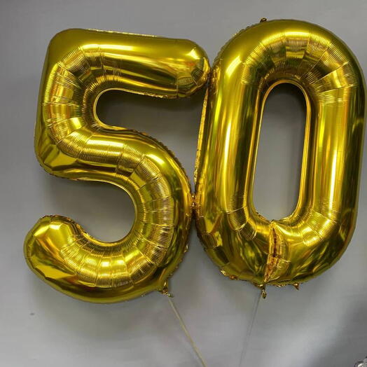 Шар Цифра 50