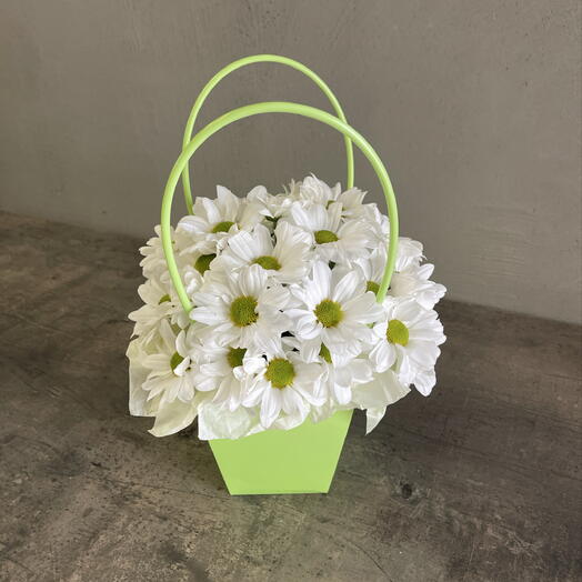 Композиция с ромашками 🌸