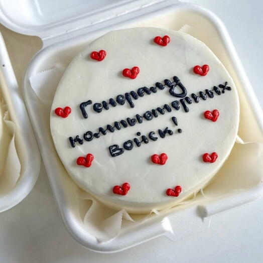 Бенто торт с вашей надписью