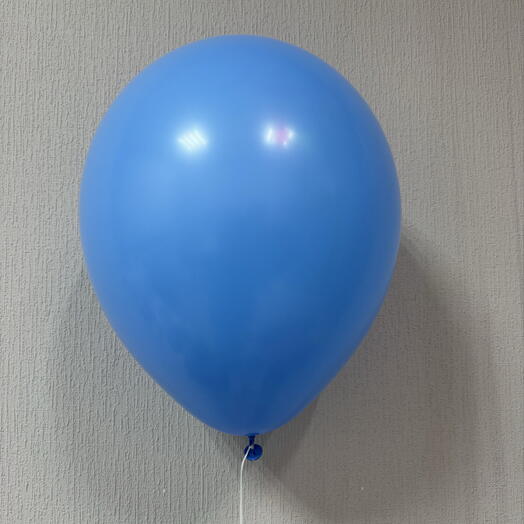 Шар 30см с гелием , цвет голубой