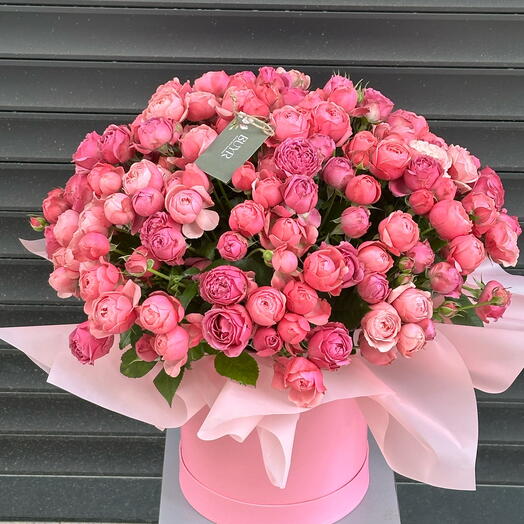 💓пионовидные розы в коробке 💓💓💓