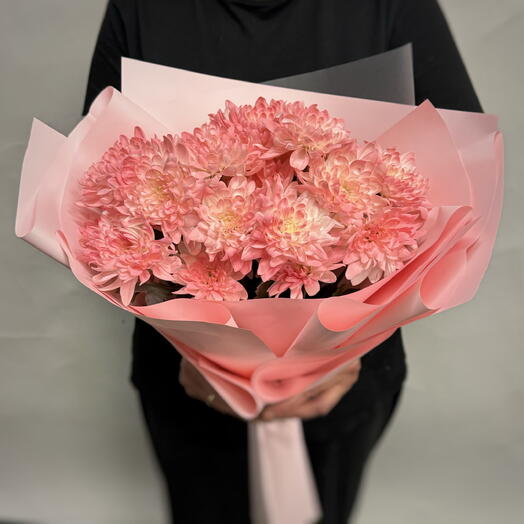 Букет из розовых Хризантем 💝
«Комплимент»