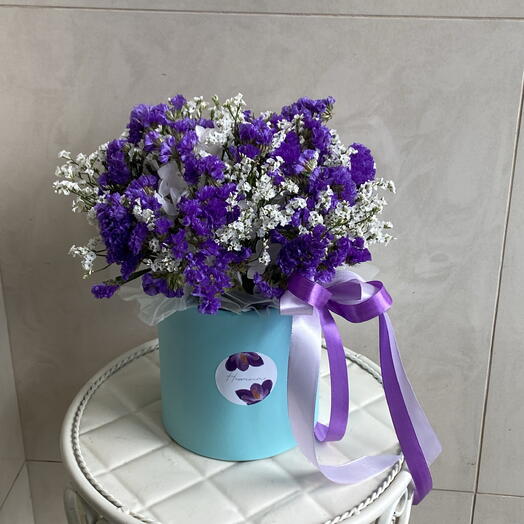 Сухоцветы в коробочке 💜