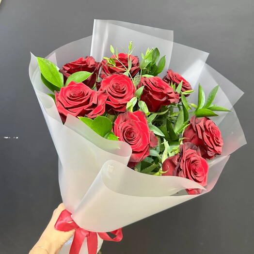 Букет из 9красных Роз