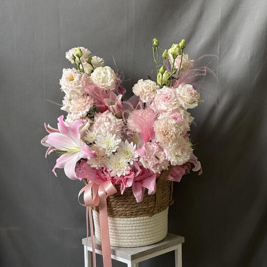 Ароматная корзина с лилиями🌸