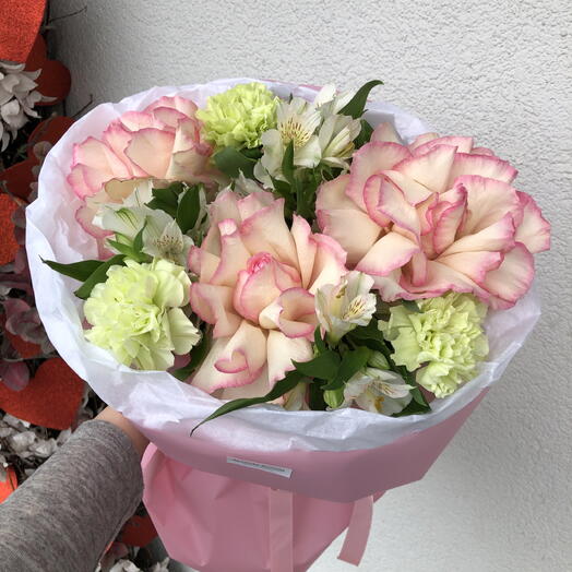 💚Французские розы в букете Bloom Room