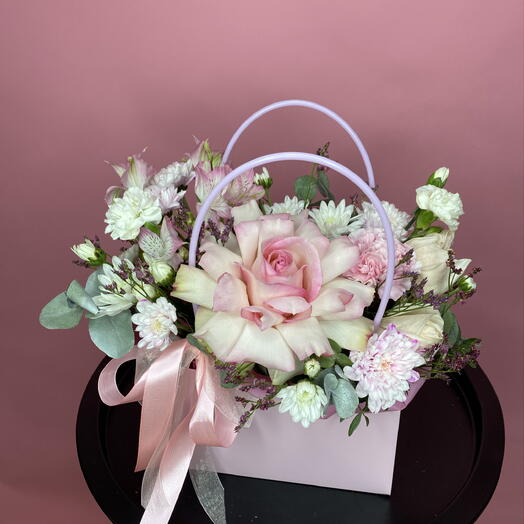 Сумочка с французской розой 🌹