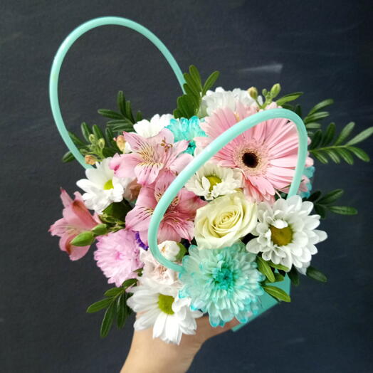 Нежная мини композиция 💐🧺💞