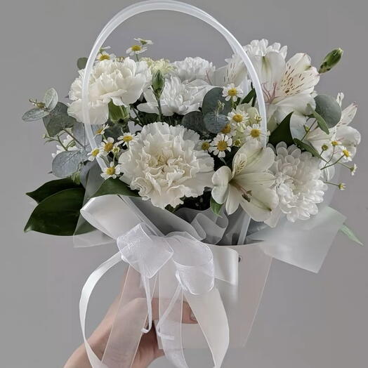 Мини комплимент с диантусами