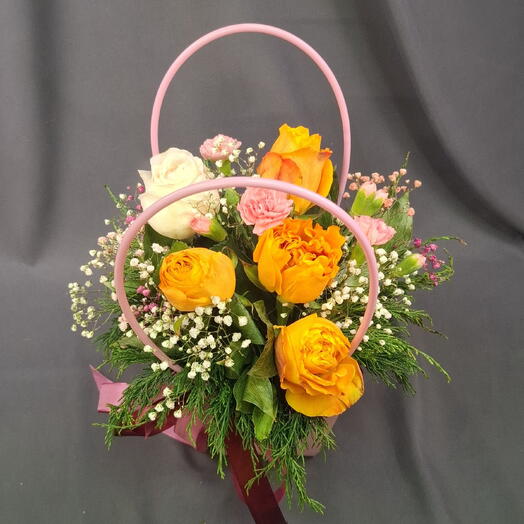 Рыжий розы в сумочке 💐