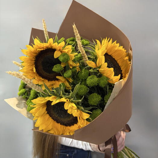 Подсолнухи 🌻Букет из трёх Подсолнухов 🌻