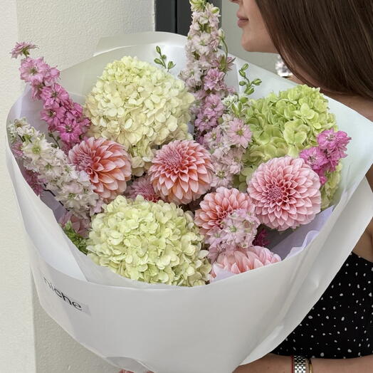 Soft green bouquet