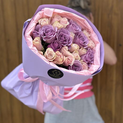 Букет из 25 роз 🌸🔥