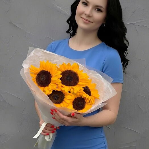 Подсолнухи 5 шт