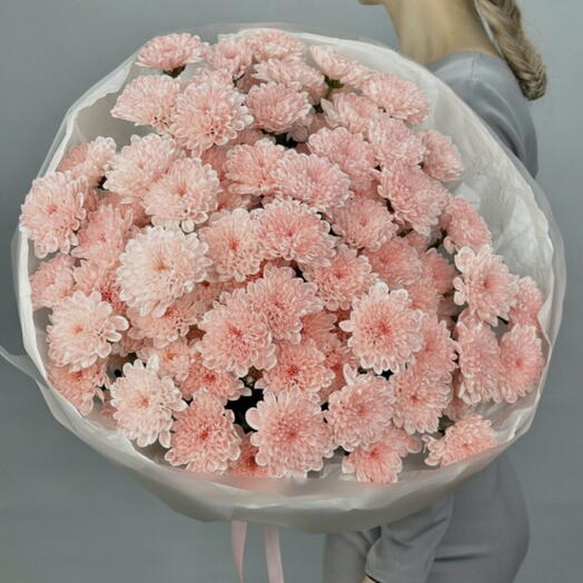 Букет из 13 кустовые хризантем 💐