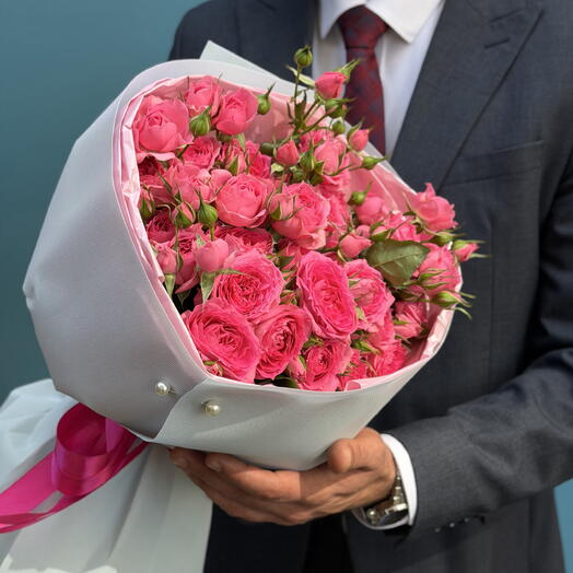 Кустовые пионовидные розы «Яркие эмоции» 😍♥️