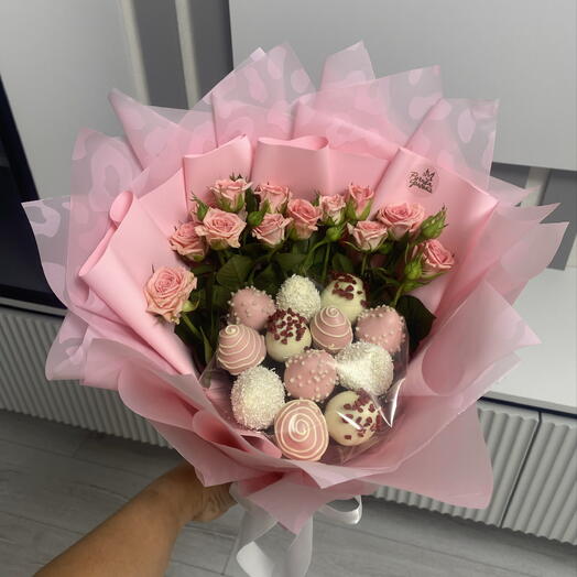 Букет Розовое облачко