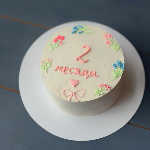 Бенто-торт на 2 месяца