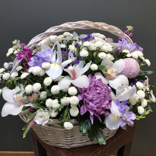 Cesta de flores