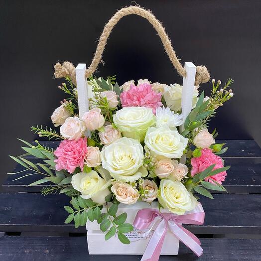 Flores en una Caja