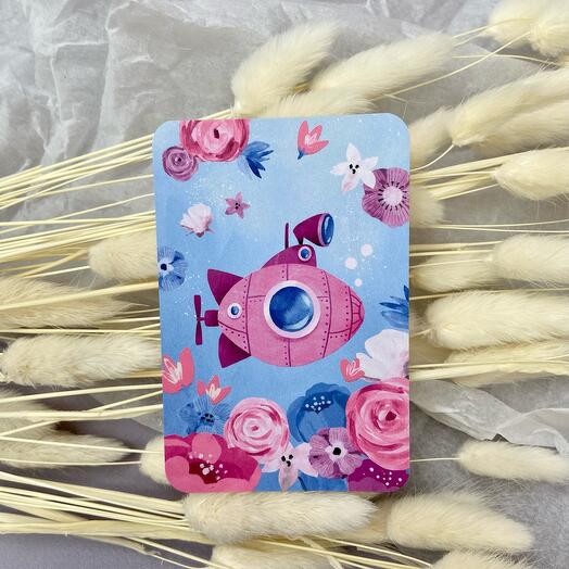 Mini tarjeta Postal 6 * 9 cm