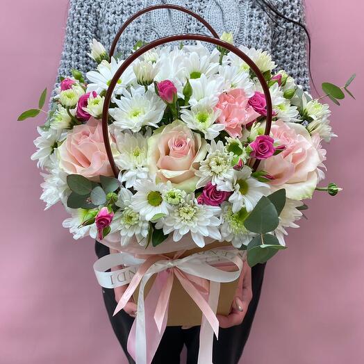Flores en una bolsa