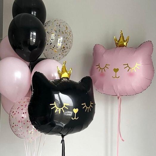 Composition "Festive MEOW", 12 balls