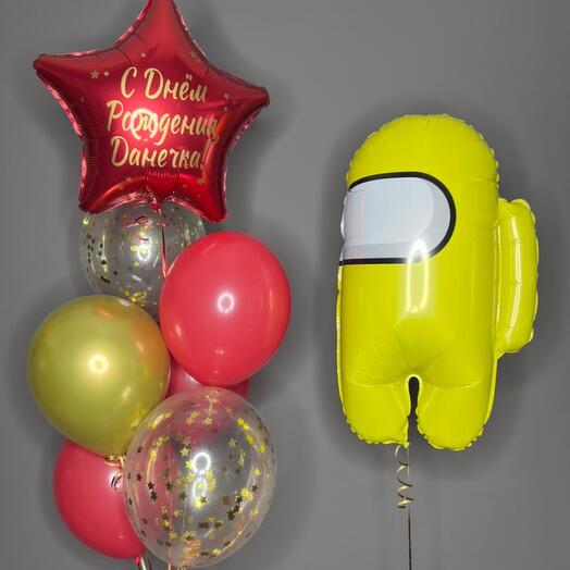 Among Us мини, 8 шаров