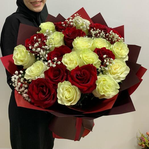 Ramo de rosas de clase extra
