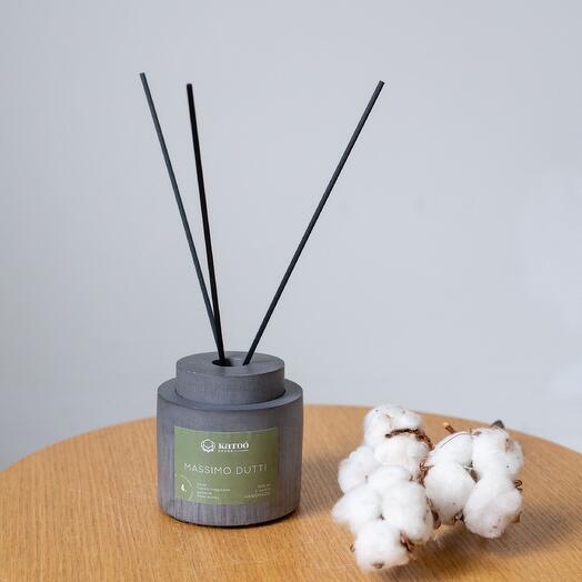 Aromatic diffuser for home 100ml in Grey stone color