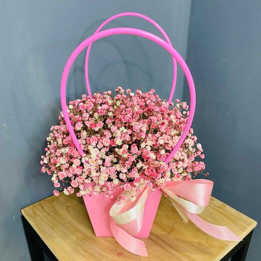 Gypsophila en el bolso