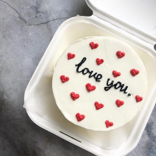 Бенто-торт love you