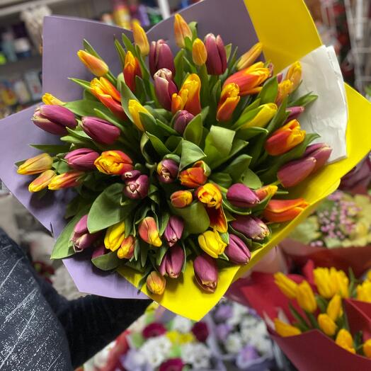 Тюльпаны микс