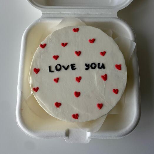 Бенто торт «love you»