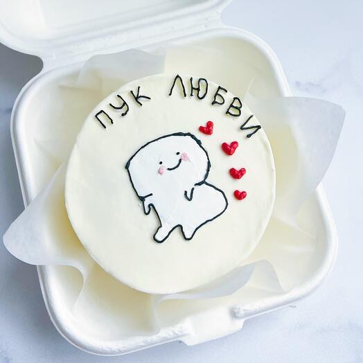 Bento cake with a joke