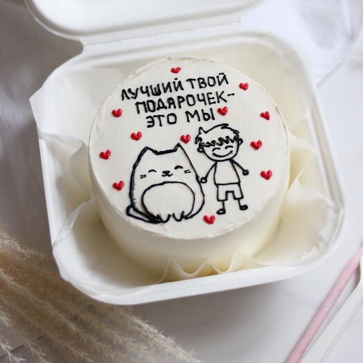 Бенто котик и мальчик